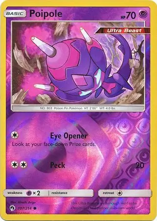 Poipole Reverse Holo 107 Normal