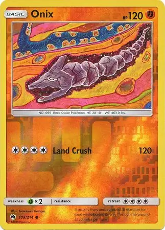 Onix Reverse Holo 109 Normal