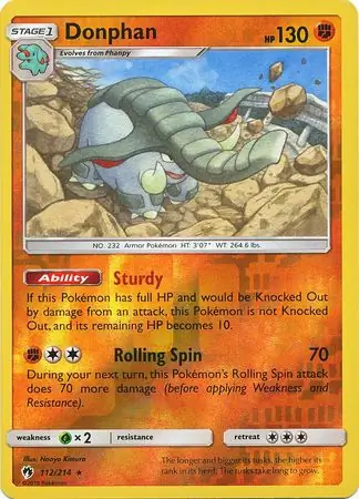 Donphan Reverse Holo 112