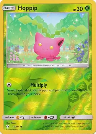 Hoppip Reverse Holo 11 Normal