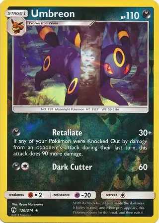 Umbreon Reverse Holo 120 Normal
