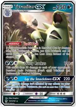 Tyranitar GX 121 Normal