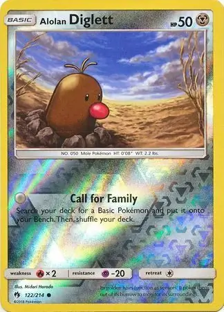 Alolan Diglett Reverse Holo 122 Normal