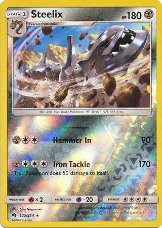Steelix Reverse Holo 125 Normal