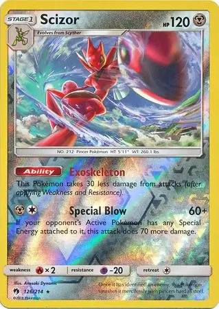 Scizor Reverse Holo 126 Normal