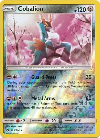Cobalion Reverse Holo 129 Normal