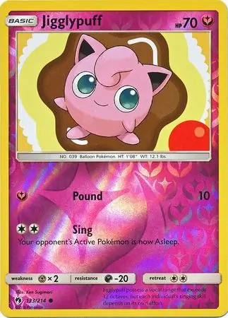 Jigglypuff Reverse Holo 133 Normal