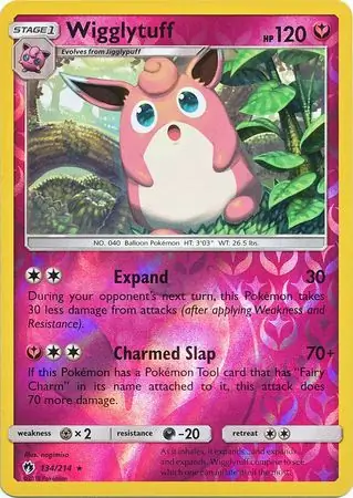 Wigglytuff Reverse Holo 134 Normal