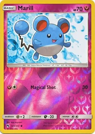 Marill Reverse Holo 135 Normal