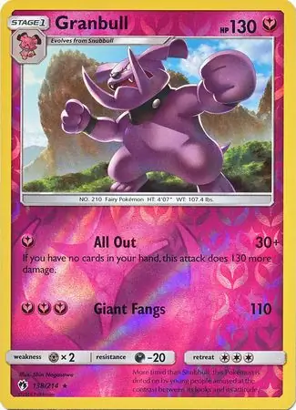 Granbull Reverse Holo 138