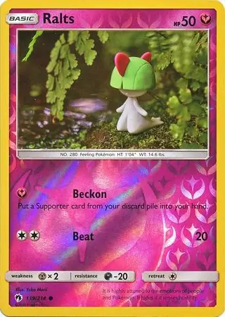 Ralts Reverse Holo 139 Normal