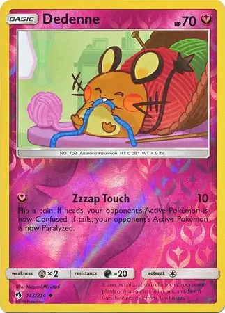 Dedenne Reverse Holo 142 Normal