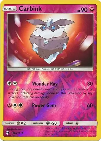 Carbink Reverse Holo 143 Normal