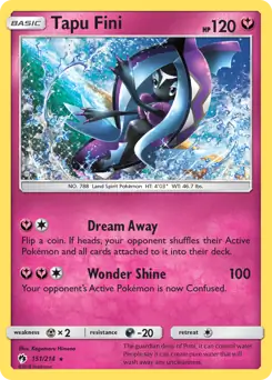 Tapu Fini Holo 151 Normal