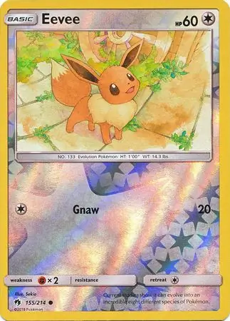 Eevee Reverse Holo 155 Normal