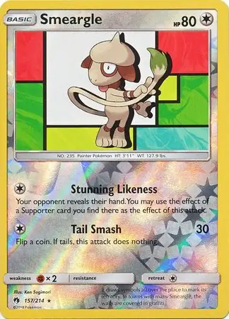 Smeargle Reverse Holo 157