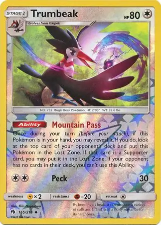 Trumbeak Reverse Holo 165 Normal
