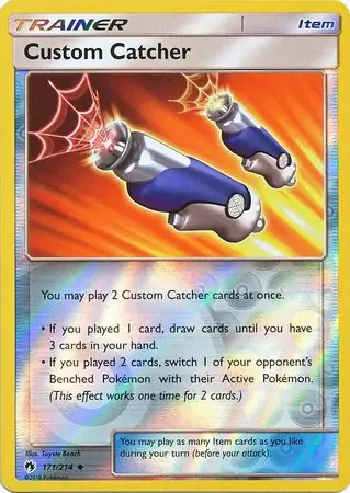 Custom Catcher Reverse Holo 171 Normal
