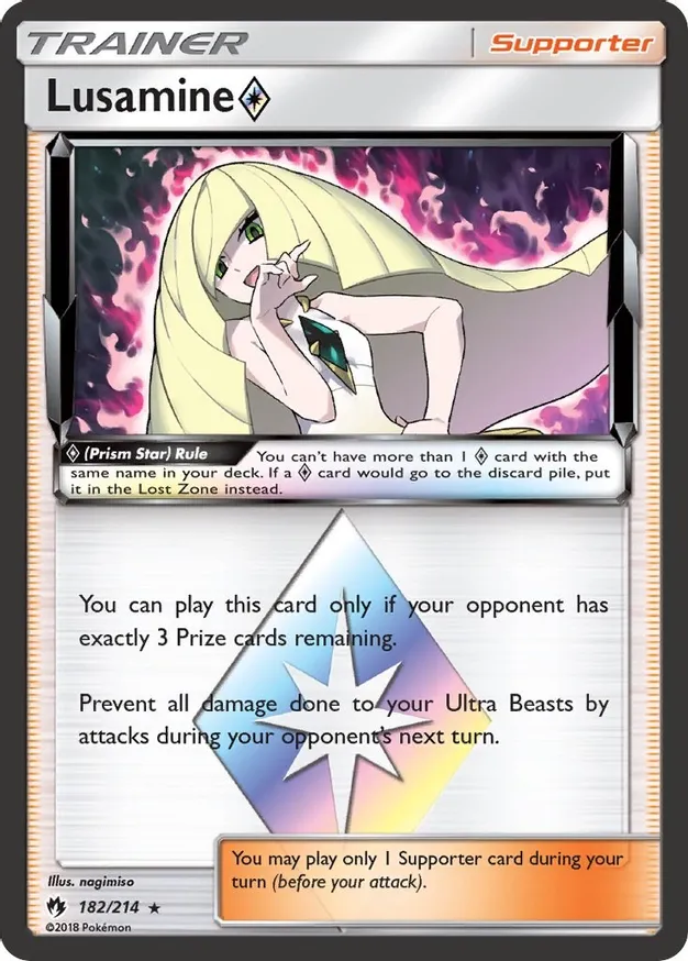 Lusamine Prism Star 182 Normal