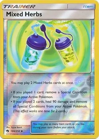 Mixed Herbs Reverse Holo 184 Normal