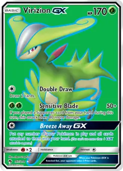 Full Art Virizion GX 197 Normal