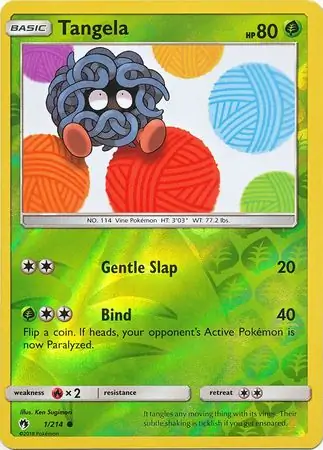 Tangela Reverse Holo 1 Normal