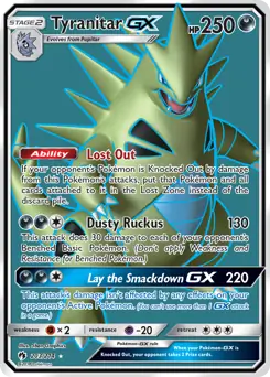 Full Art Tyranitar GX 203
