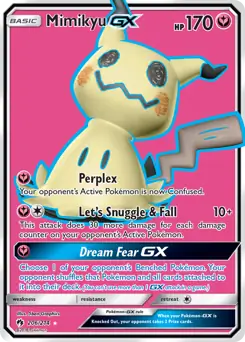 Full Art Mimikyu GX 206 Normal