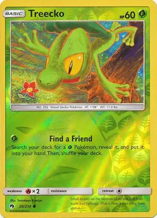 Treecko Reverse Holo 20 Normal