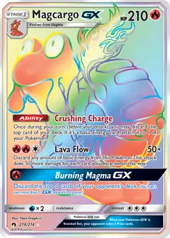 Magcargo GX Secret 218 Normal