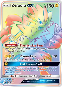 Zeraora GX Secret 221 Normal