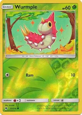 Wurmple Reverse Holo 23 Normal