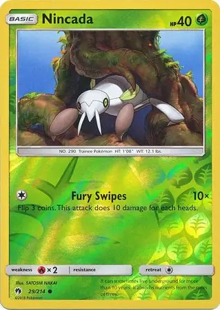 Nincada Reverse Holo 29 Normal