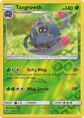 Tangrowth Reverse Holo 2