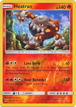 Heatran Reverse Holo 48 Normal