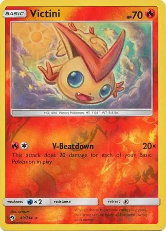 Victini Reverse Holo 49 Normal