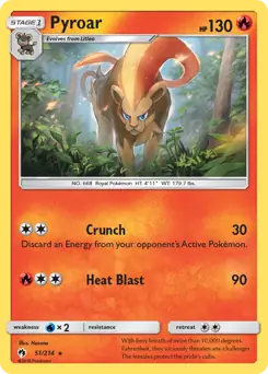 Pyroar 51 Normal