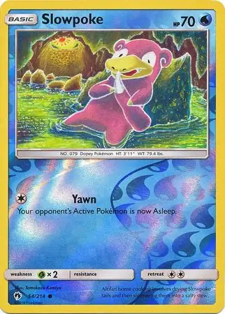 Slowpoke Reverse Holo 54 Normal