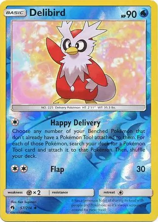 Delibird Reverse Holo 57 Normal