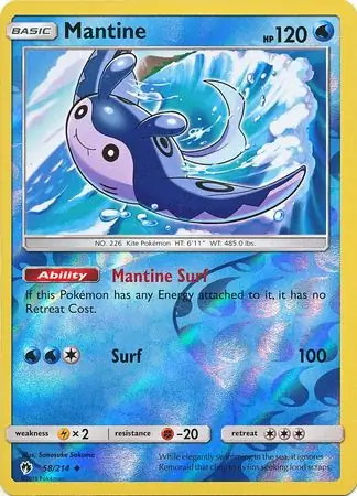 Mantine Reverse Holo 58 Normal