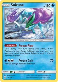 Suicune Holo 59 Normal