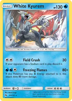 White Kyurem 63 Normal