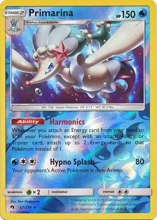 Primarina Reverse Holo 67 Normal