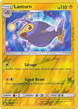 Lanturn Reverse Holo 74 Normal