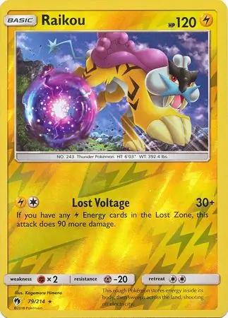 Raikou Reverse Holo 79 Normal