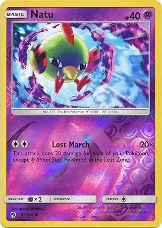 Natu Reverse Holo 87 Normal
