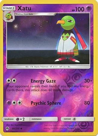 Xatu Reverse Holo 88 Normal
