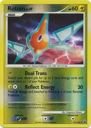 Rotom Reverse Holo 13 Normal