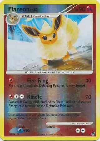 Flareon Reverse Holo 19 Normal