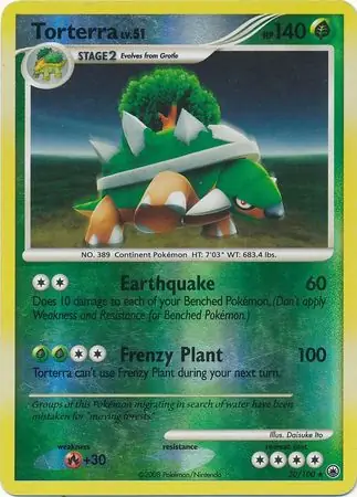 Torterra Reverse Holo 30 Normal